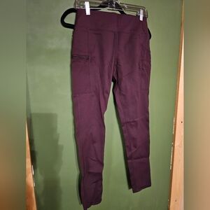 Carhartt Womens Burgundy Leggings With Pockets